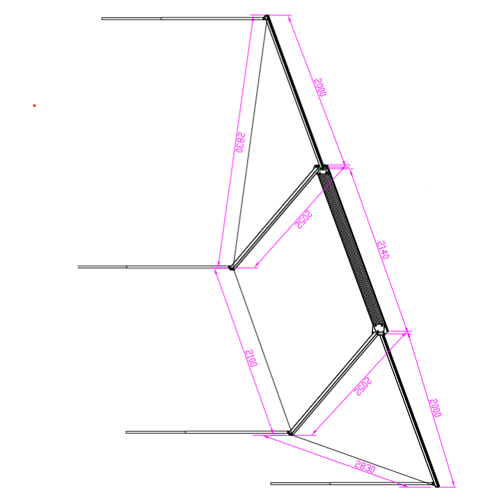 180 Degree 30 Second Wing Awning