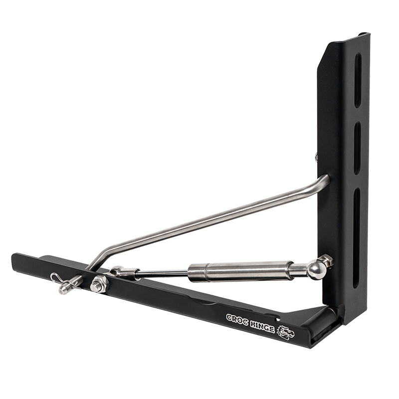 Croc Hinge Awning Brackets X 3 - Black
