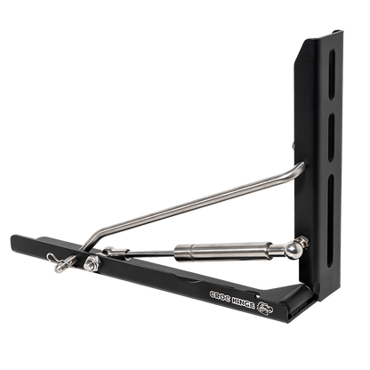 Croc Hinge Awning Brackets X 3 - Black