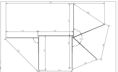 Quick Shade 2.5m Freestanding Awning with RTT Access (LH)