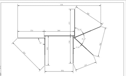 Quick Shade 2m 270 Freestanding Awning (LH)