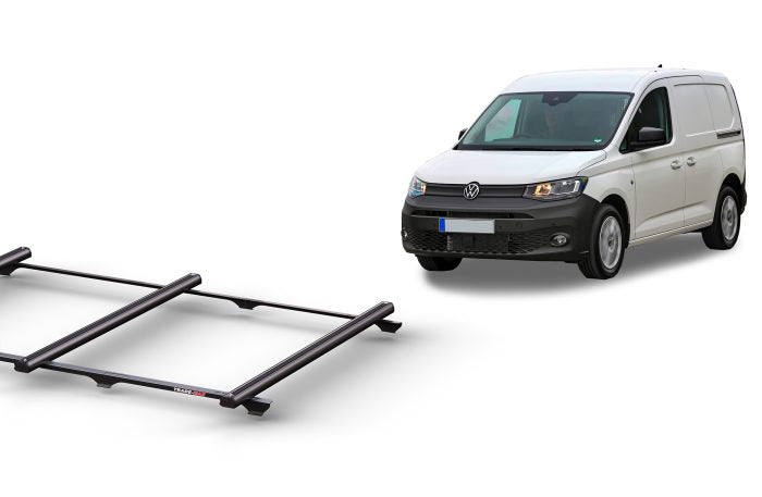 Thumbnail image of Volkswagen Caddy SWB (2005 - 05/21) Trademax Crossbars x 3