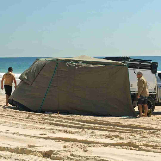 30 Second 2.7m Wing Awning Solid Wall (3SA27027W)