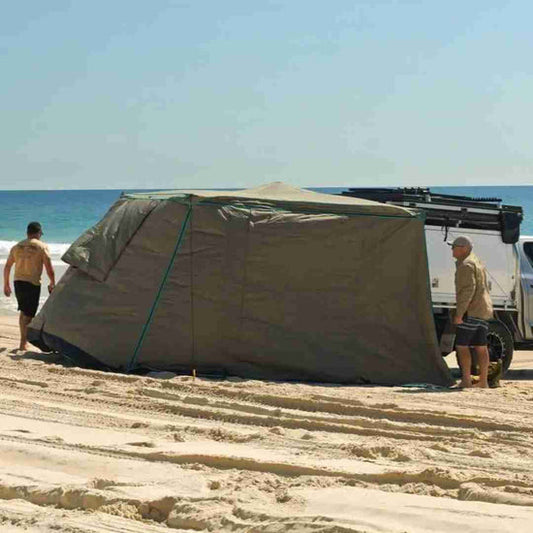 30 Second 2.7m Wing Awning Solid Wall (3SA27027W)