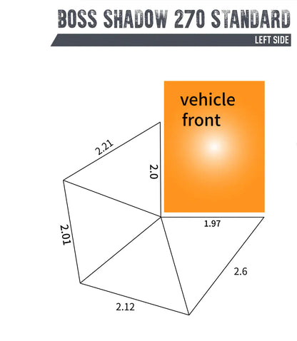 Boss Shadow 270 Standard Awning With Zip Rtt Entry