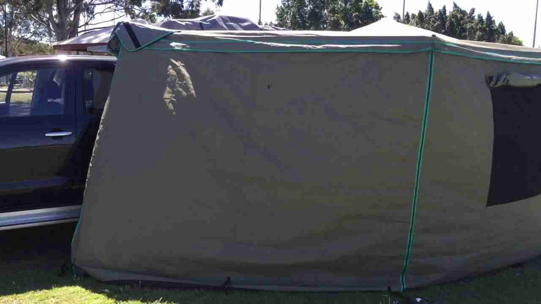 30 Second 2.7m Wing Awning Solid Wall (3SA27027W)