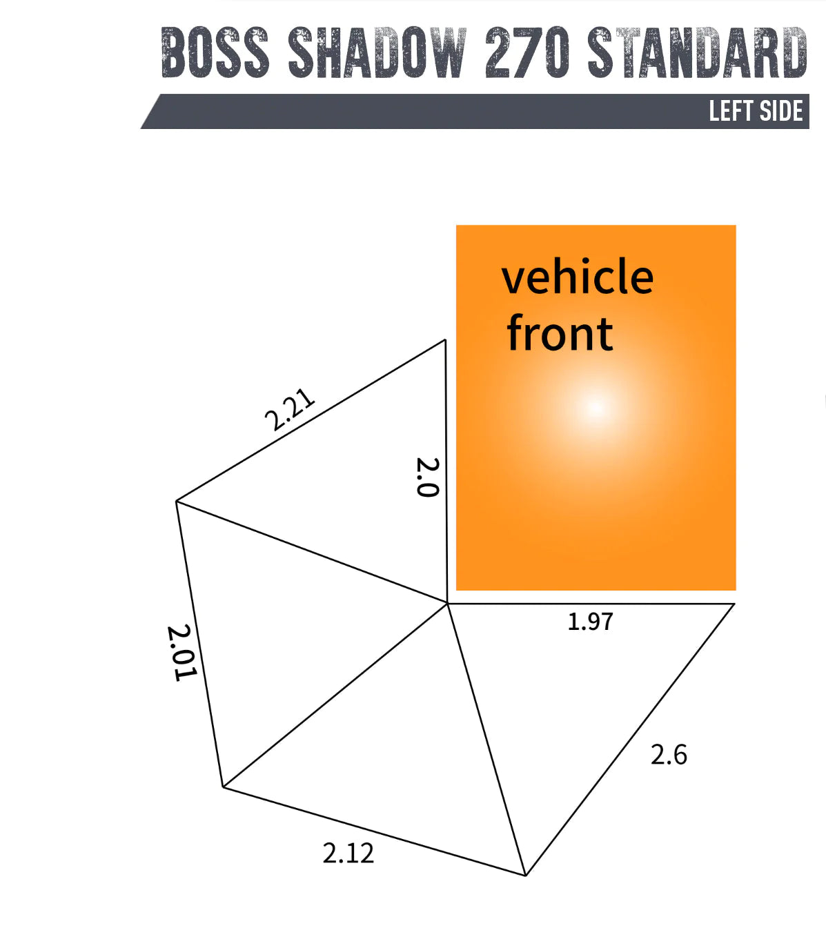 BOSS SHADOW 270 STANDARD AWNING